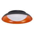 Osram - prigušiva LED plafonska svetiljka ORBIS PLATE LED/19W/230V prečnik 31 cm narandžasta/crna