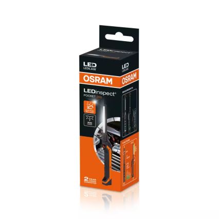 Osram - prigušiva punjiva LED džepna lampa LEDINSPECT POCKET200 LED/2W/3,7V IP54