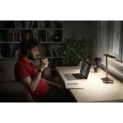 Osram - LED prigušiva stona lampa OFFICE LINE LED/17W/230V 3000/4000/6500K crna