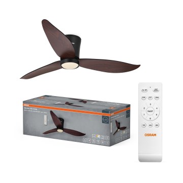 Osram - prigušiva plafonski LED ventilator FOHN LED/18W/230V 3000/4000/6500K + daljinski upravljač