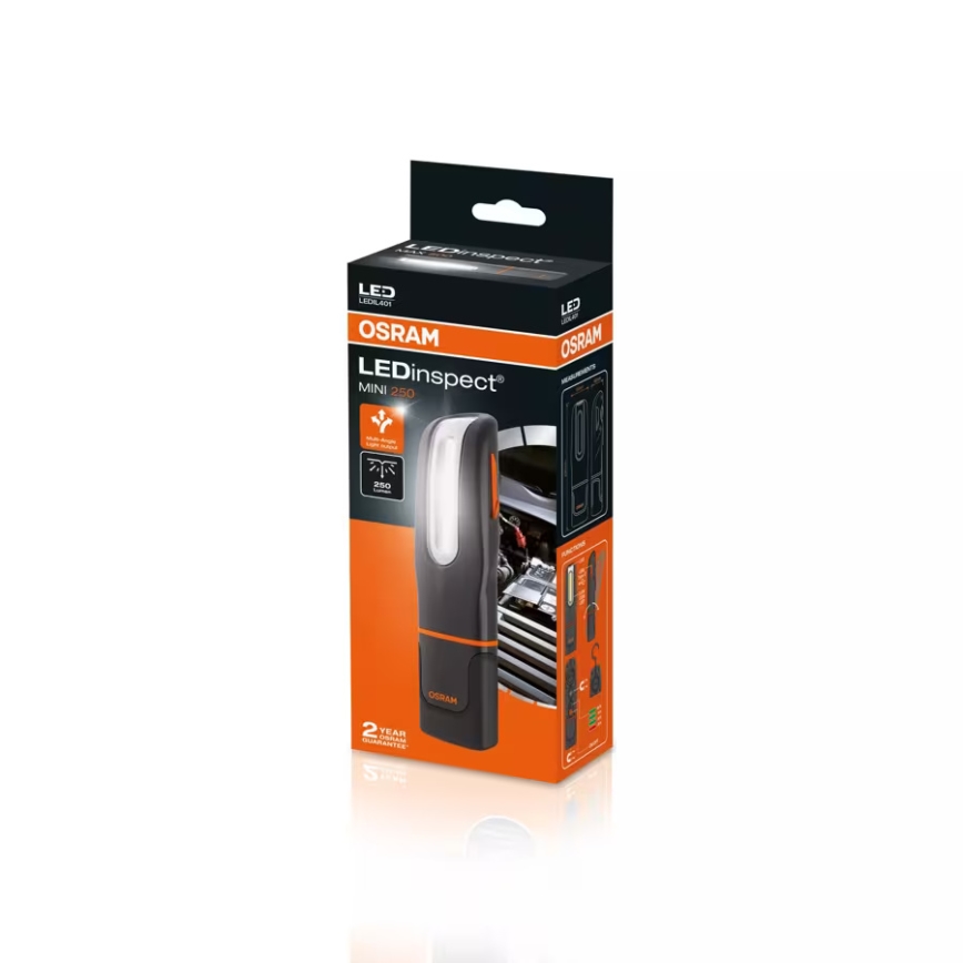 Osram - LED prigušiva punjiva ručna svetiljka LEDINSPECT MINI250 LED/7W/3,7V IP65 2000 mAh