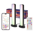 Osram - SET 2x LED RGBW prigušiva stona lampa MOOD LIGHT LED/4W/230V 2700-6500K Wi-Fi + daljinski upravljač