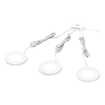 Osram - SET od 3 LED svetla za montažu ispod ormarića UNDERCABINET LED/8,5W/230V 3000K bela