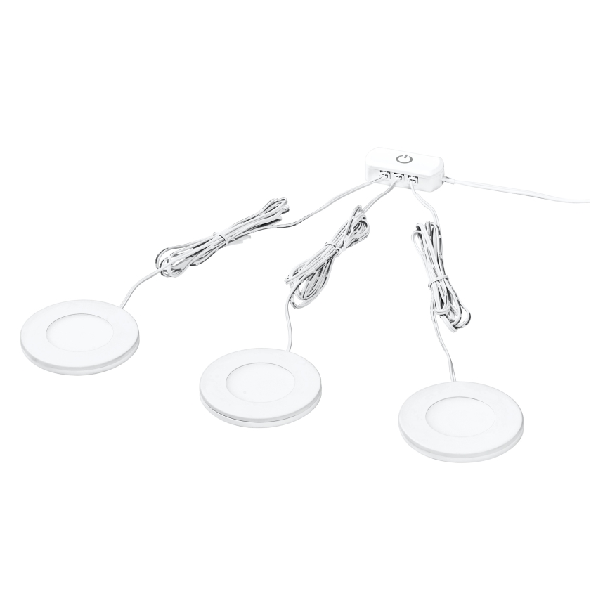 Osram - SET od 3 LED svetla za montažu ispod ormarića UNDERCABINET LED/8,5W/230V 3000K bela