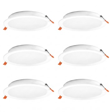 Osram - SET od 6 kom ugradnih LED svetiljki ESSENTIAL LED/18W/230V 4000K prečnika 22 cm bela