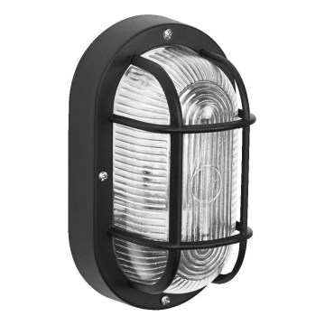 Osram - Spoljašnje zidno svetlo BULKHEAD 1xE27/10W/230V IP54 crno