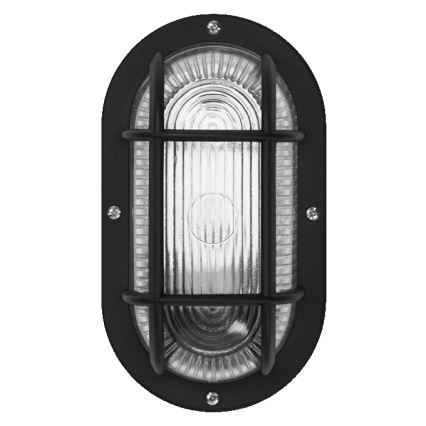 Osram - Spoljašnje zidno svetlo BULKHEAD 1xE27/10W/230V IP54 crno