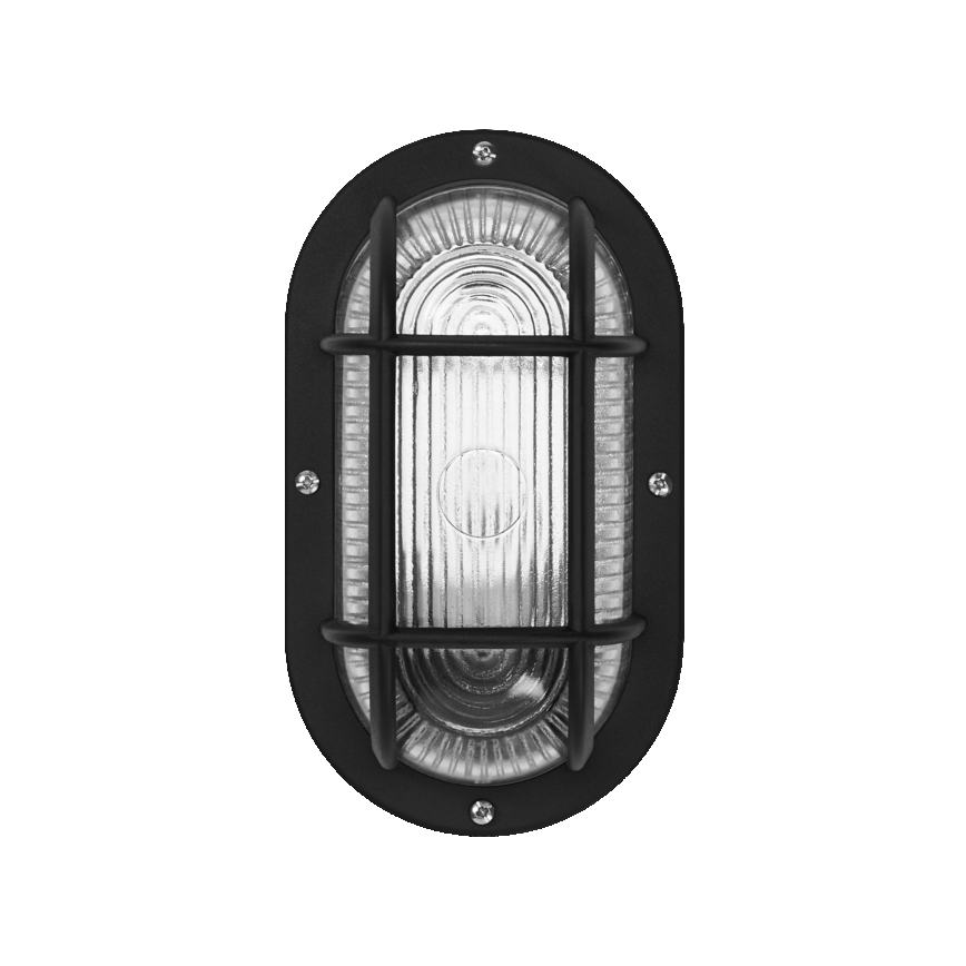 Osram - Spoljašnje zidno svetlo BULKHEAD 1xE27/10W/230V IP54 crno