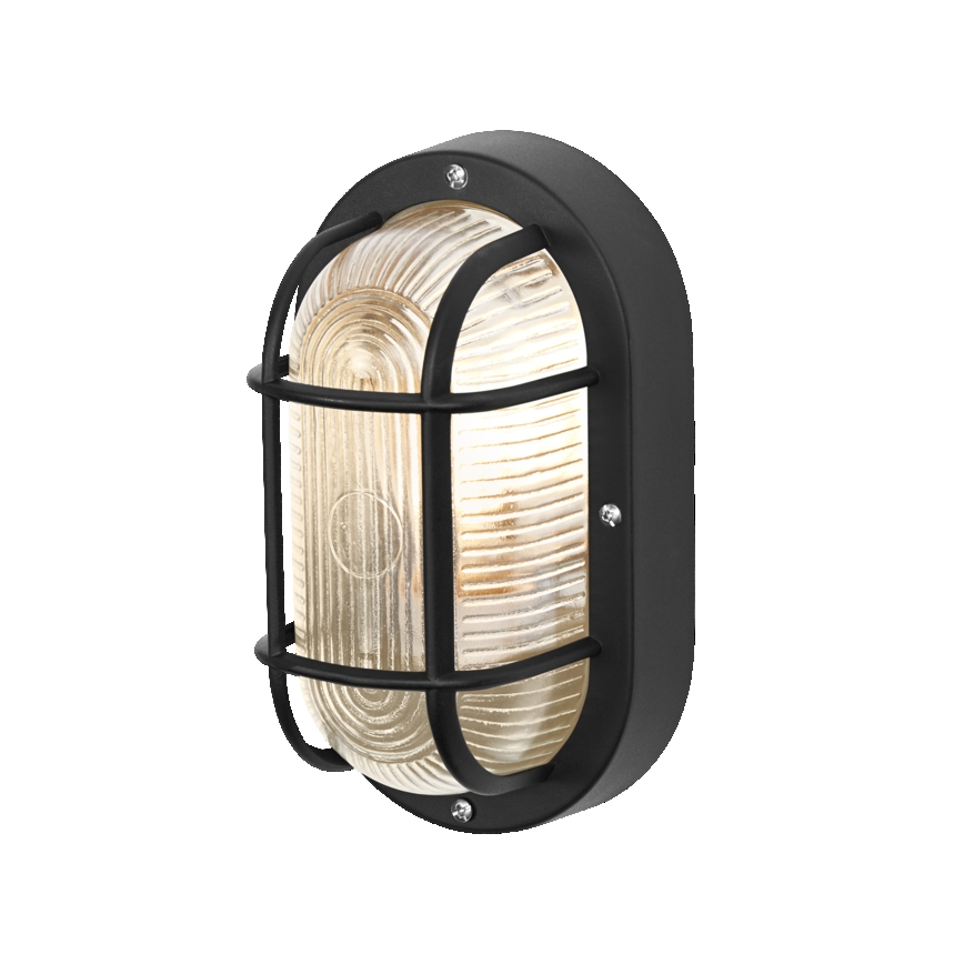 Osram - Spoljašnje zidno svetlo BULKHEAD 1xE27/10W/230V IP54 crno