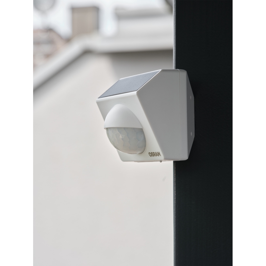 Osram - Spoljašnji solarni senzor pokreta SMART+ 3,7 V, beo, IP65, Wi‑Fi, 800 mAh