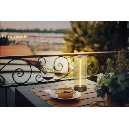 Osram - LED prigušiva dodirna spoljašnja stona lampa ENDURA STYLE LED/1,5W/5V 2500 mAh USB IP54 antracit