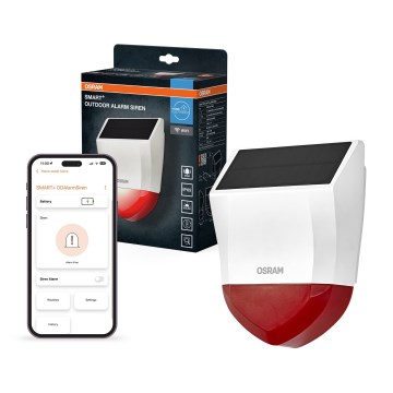 Osram - Spoljni solarni alarm SMART+ 5V IP65 Wi-Fi