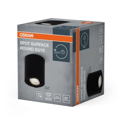 Osram - Spot svetiljka SPOT 1xGU10/7W/230V crna