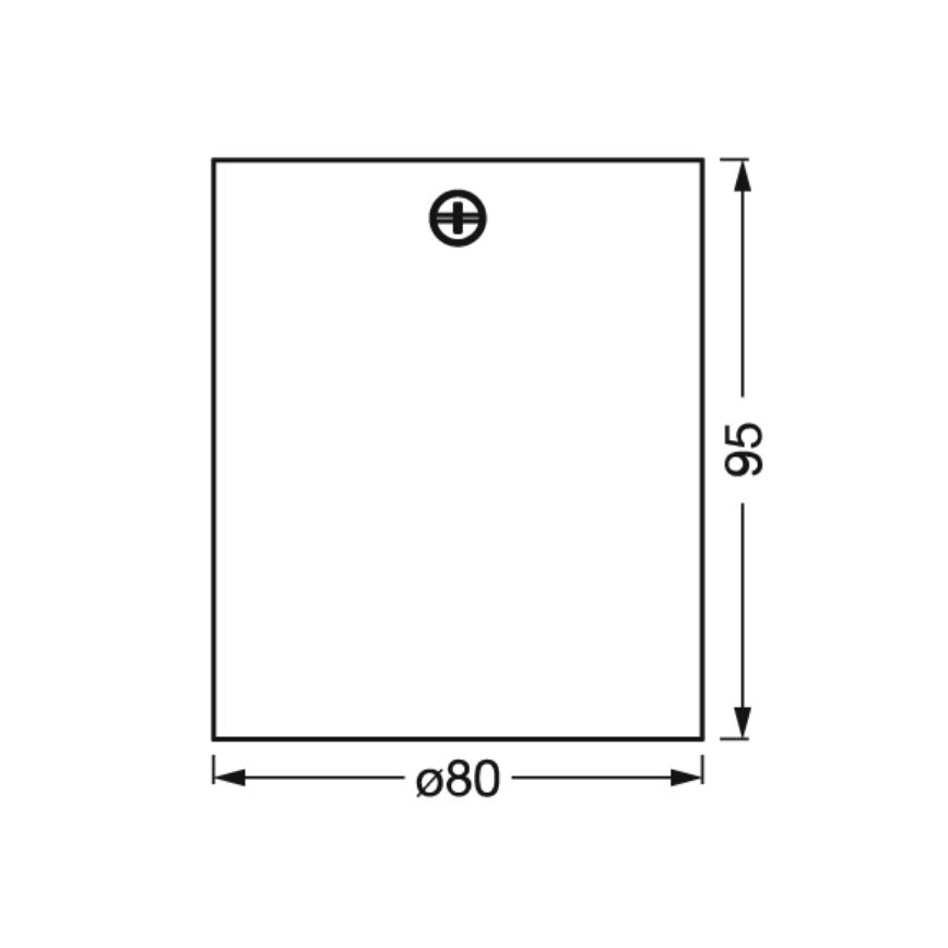 Osram - Spot svetiljka SPOT 1xGU10/7W/230V crna