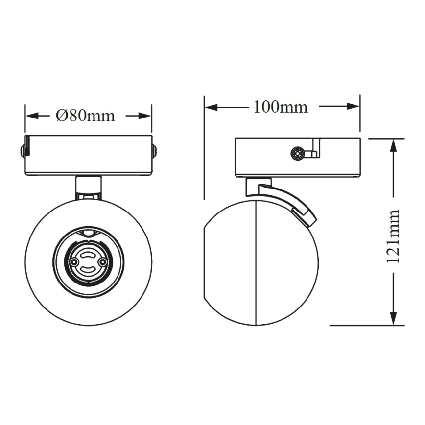 Osram - Spot svetiljka SPOT SPHERAL 1xGU10/6W/230V bela