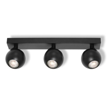 Osram - Spot svetiljka SPOT SPHERAL 3xGU10/6W/230V crna