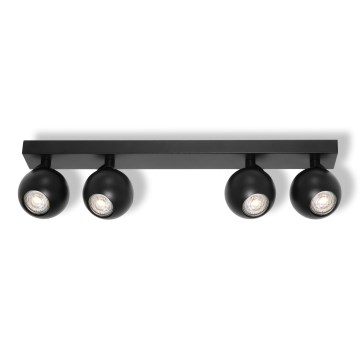 Osram - Spot svetiljka SPOT SPHERAL 4xGU10/6W/230V crna