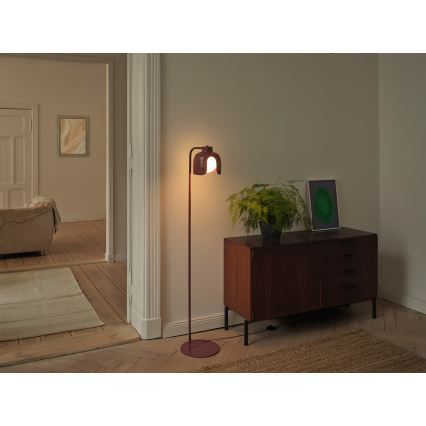 Osram - Stojeća lampa DECOR COROLLE 1xE27/15W/230V crvena