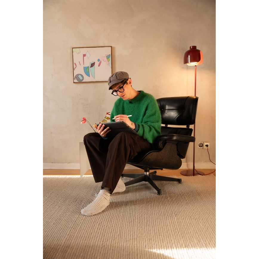 Osram - Stojeća lampa DECOR COROLLE 1xE27/15W/230V crvena