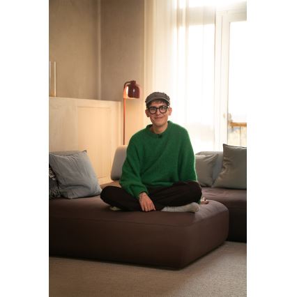 Osram - Stojeća lampa DECOR COROLLE 1xE27/15W/230V crvena