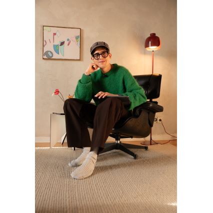 Osram - Stojeća lampa DECOR COROLLE 1xE27/15W/230V crvena