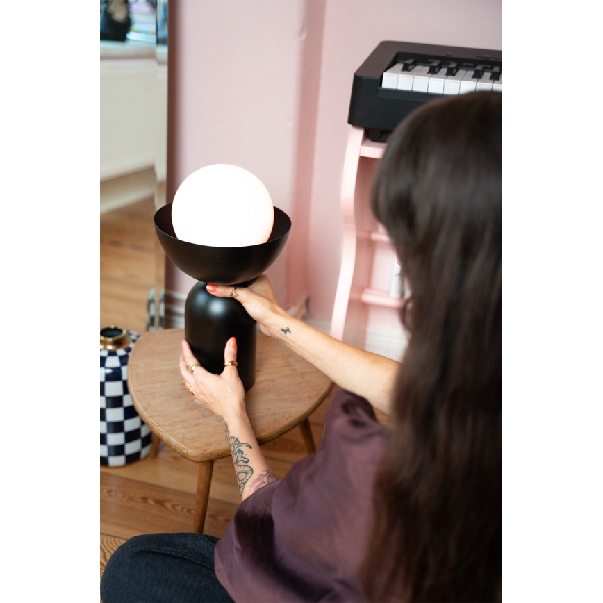 Osram - Stona lampa DECOR BOWL 1xE14/25W/230V crna