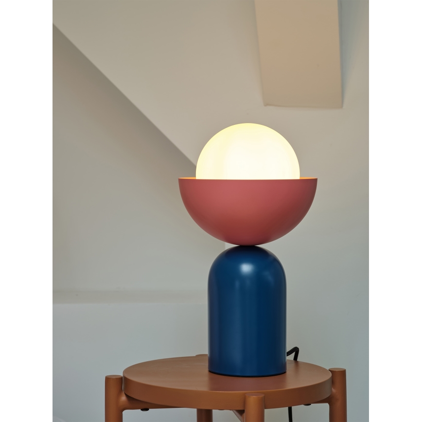 Osram - Stona lampa DECOR BOWL 1xE14/25W/230V plava/ružičasta