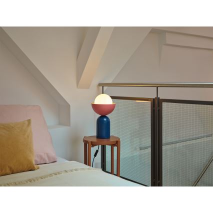 Osram - Stona lampa DECOR BOWL 1xE14/25W/230V plava/ružičasta