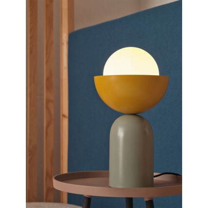 Osram - Stona lampa DECOR BOWL 1xE14/25W/230V zelena/žuta