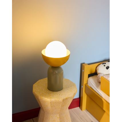 Osram - Stona lampa DECOR BOWL 1xE14/25W/230V zelena/žuta