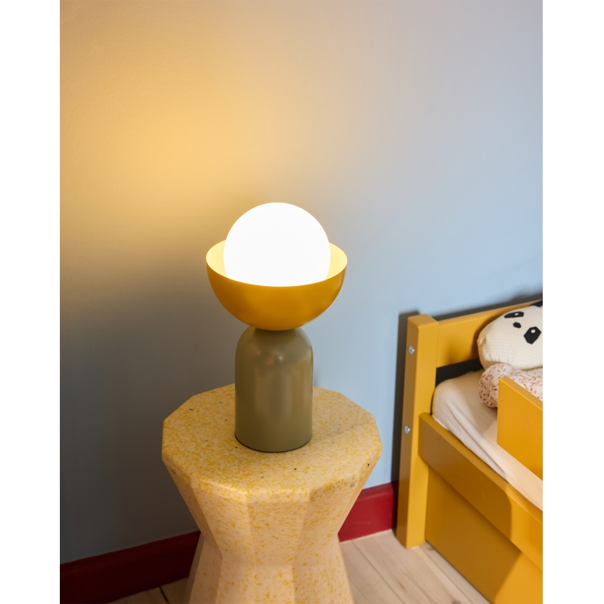 Osram - Stona lampa DECOR BOWL 1xE14/25W/230V zelena/žuta