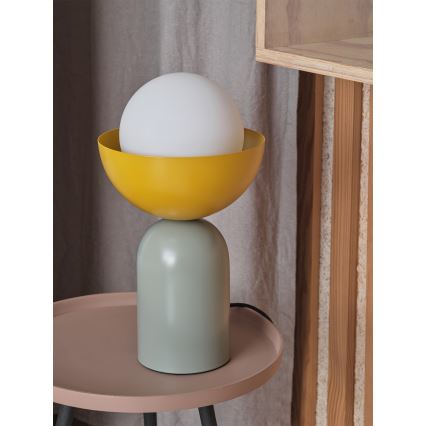 Osram - Stona lampa DECOR BOWL 1xE14/25W/230V zelena/žuta