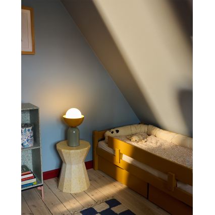 Osram - Stona lampa DECOR BOWL 1xE14/25W/230V zelena/žuta