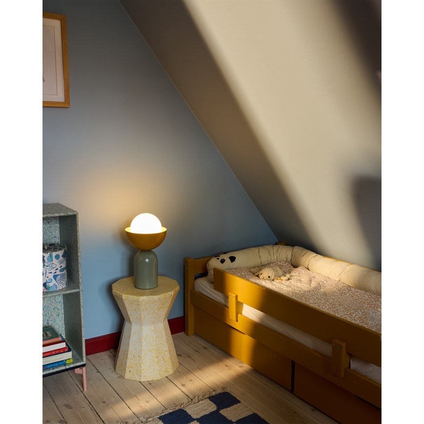 Osram - Stona lampa DECOR BOWL 1xE14/25W/230V zelena/žuta