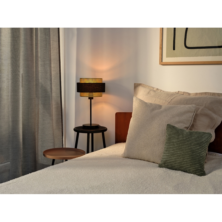 Osram - Stona lampa DECOR HORNET 1xE27/10W/230V crna/zlatna