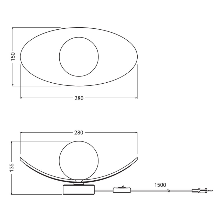 Osram - Stona lampa DECOR PEARL 1xG9/5W/230V bež