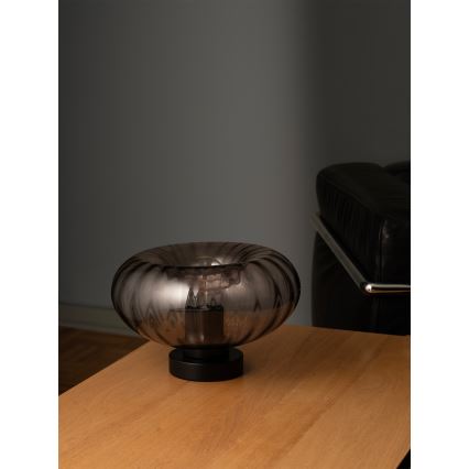 Osram - stona lampa DECOR SMOKE 1xE27/12W/230V crna/zadimljeno siva
