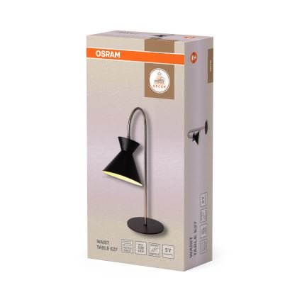 Osram - Stona lampa DECOR WAIST 1xE27/40W/230V crna