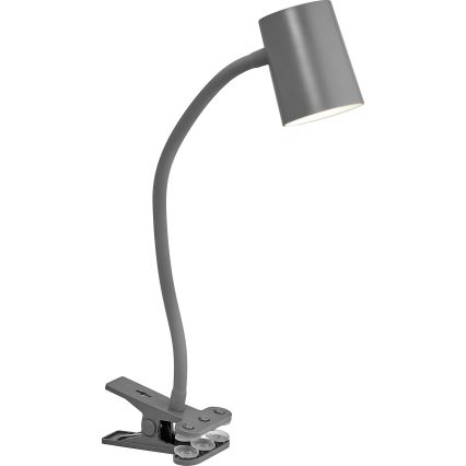 Osram - Stona lampa sa klipsom DESK LINE 1xGU10/9W/230V siva