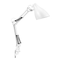 Osram - Stona lampa sa stezaljkom DESK LINE 1xE27/11W/230V bela