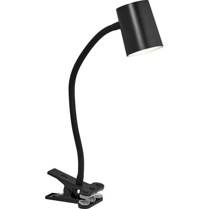 Osram - Stona lampa sa stezaljkom DESK LINE 1xGU10/9W/230V crna