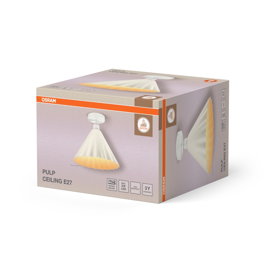Osram - Stropna plafonjera PULP 1xE27/9W/230V prečnika 31 cm