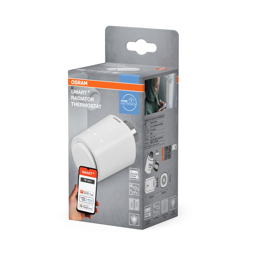 Osram - Termostatska glava SMART+ 3xAA Wi-Fi