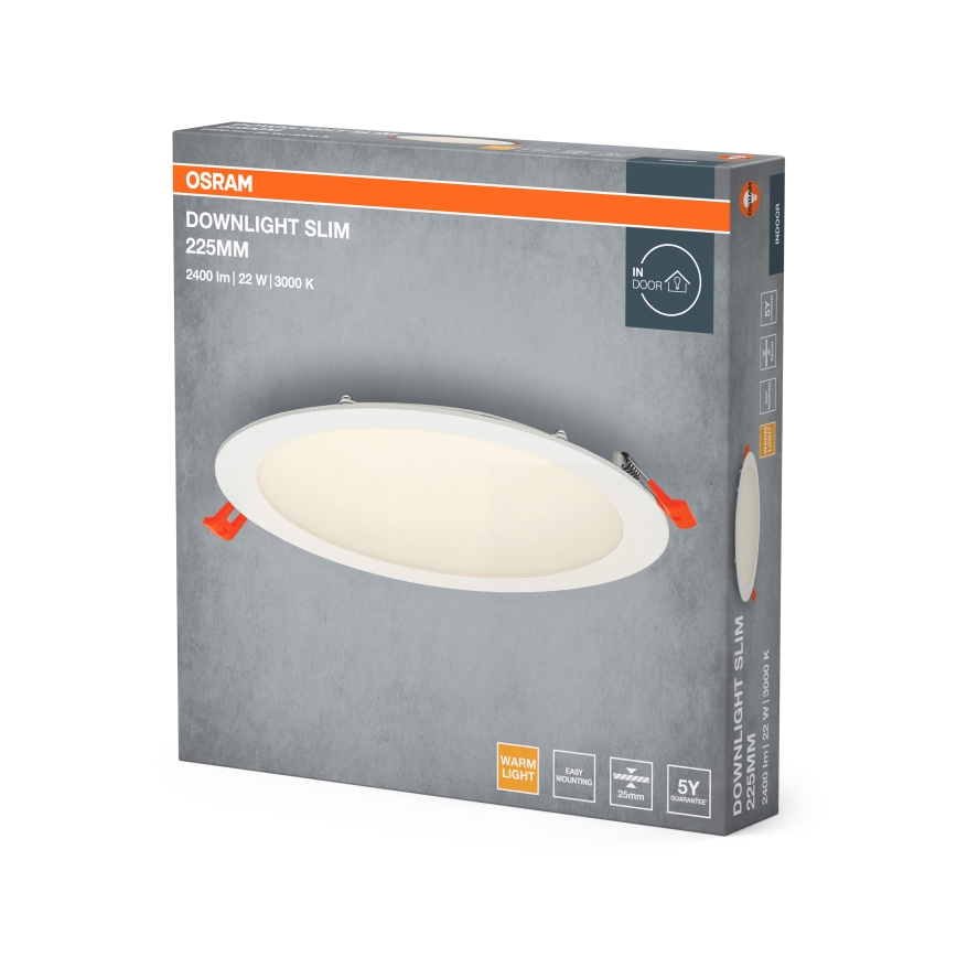 Osram - Ugradno LED svetlo SLIM 22W/230V 3000K