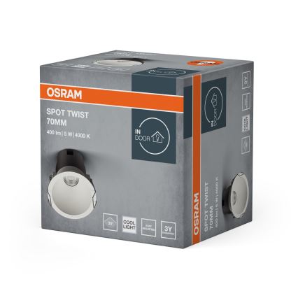 Osram - Ugradno LED svetlo SPOT TWIST LED/5W/230V 4000K prečnik 7 cm bela