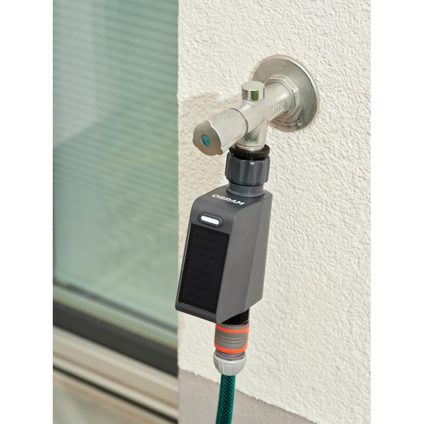 Osram - Ventil za navodnjavanje sa solarnim panelom SMART+ IP55 Wi-Fi