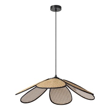 Osram - Viseći luster na sajli DECOR RATTAN 1xE27/15W/230V, prečnik 69 cm, bež/crna