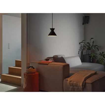 Osram - Zavesni luster na kablu DECOR WAIST 1xE27/40W/230V crna