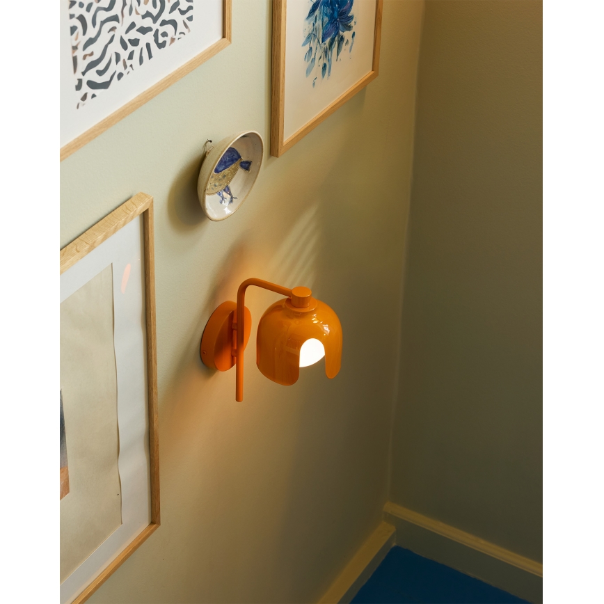 Osram - Zidna lampa DECOR COROLLE 1xG9/20W/230V narandžasta