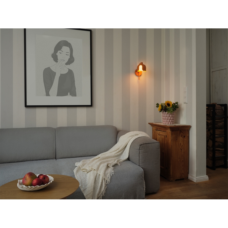 Osram - Zidna lampa DECOR COROLLE 1xG9/20W/230V narandžasta